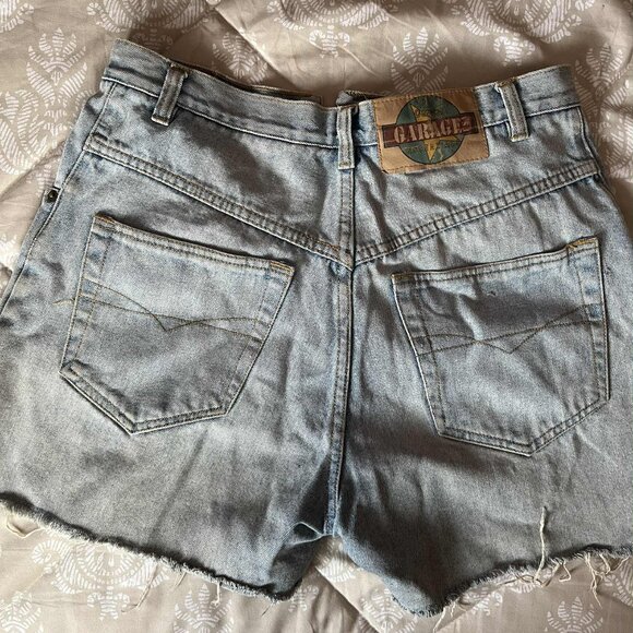 Vintage High Waisted Jean Shorts - Picture 6 of 6